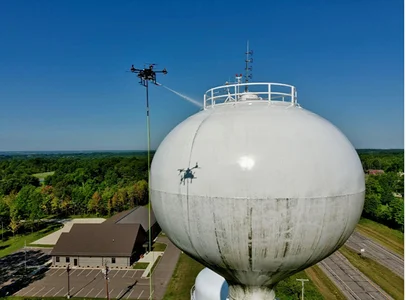 nettoyage technique par drone à Bourges dans le Cher 18