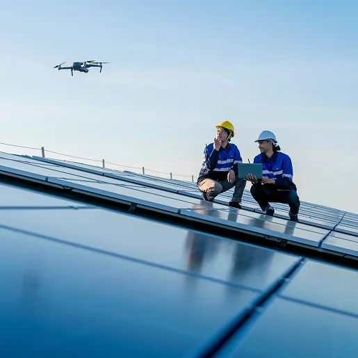 entretien par drone panneaux solaires à Bourges dans le Cher 18